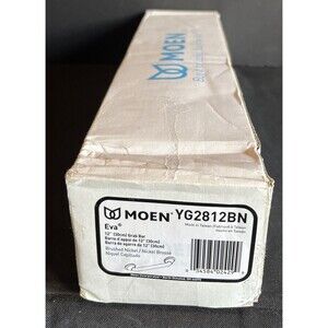 Moen YG2812BN Eva Grab Bar 12inch Support Bar Brushed Nickel Brand New
